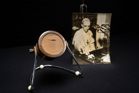 Pope Pius XII radio microphone